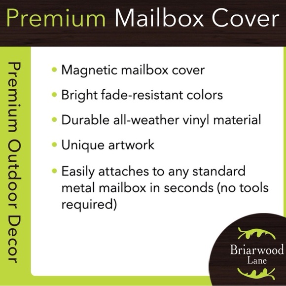 Briarwood Lane Welcome To The Beach Flip Flops Magnetic Mailbox Cover-Standard - Picture 3 of 7